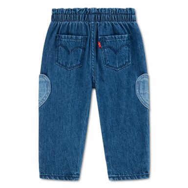LEVI'S JEANSBROEK BALLOON MEDIUMBLAUW MET HARTJESDETAIL