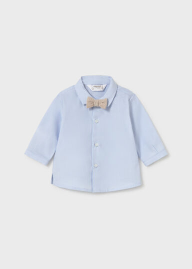 MAYORAL HEMD MET STRIK LIGHT BLUE