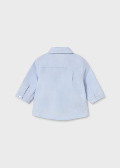 MAYORAL HEMD MET STRIK LIGHT BLUE