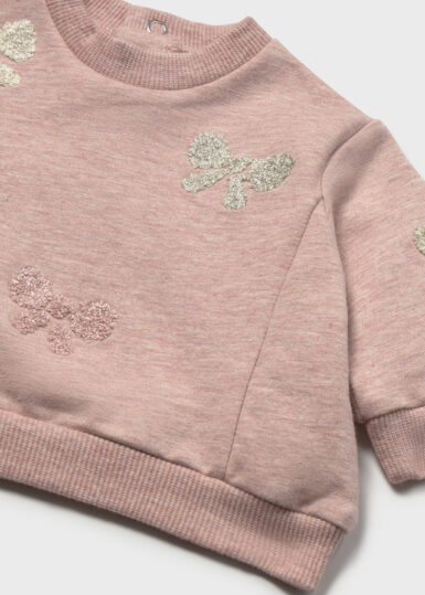 MAYORAL SWEATER BOW NUDE