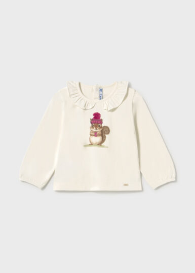 MAYORAL T-SHIRT MET LANGE MOUW