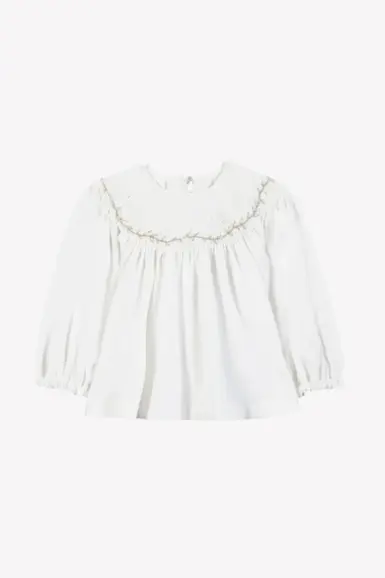 TARTINE ET CHOCOLAT BLOUSE ECRU TO SMOCKS