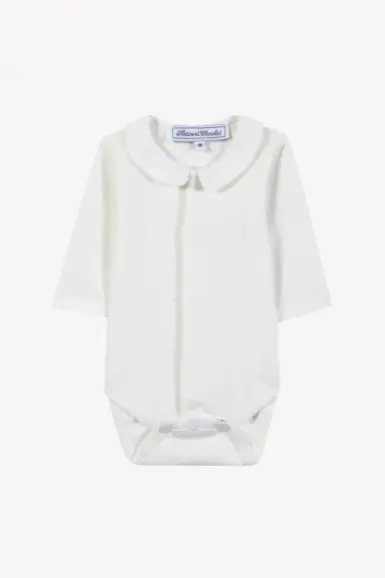 TARTINE ET CHOCOLAT BODY BEIGE LIGHT COTTON PETER PAN COLLAR