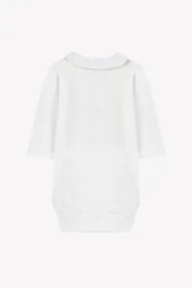 TARTINE ET CHOCOLAT BODY BEIGE LIGHT COTTON PETER PAN COLLAR