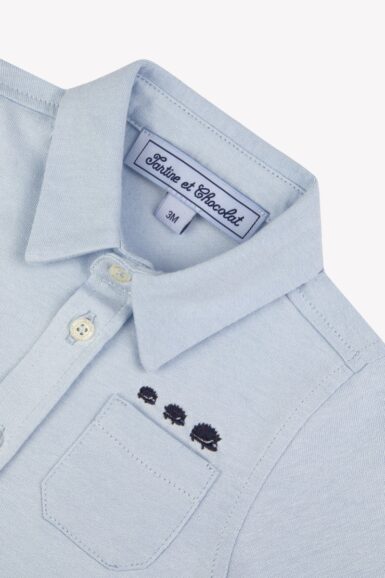 TARTINE ET CHOCOLAT SHIRT COTTON SKY BLUE