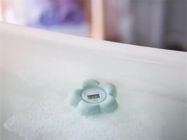 AVENT BADTHERMOMETER BLOEM MUNT - GROEN