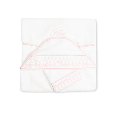 FIRST BADCAPE EN WASHANDJE LINEN PINK