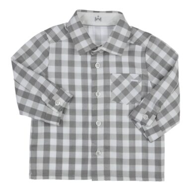 GYMP HEMD HELMUT OFF WHITE / GREY