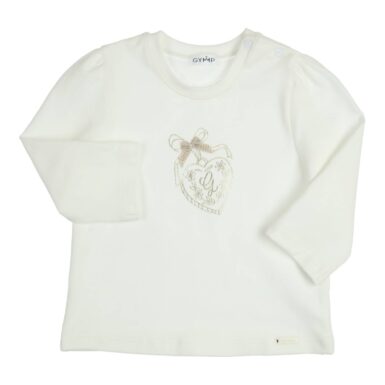 GYMP T-SHIRT LANGE MOUW AERODOUX HART GOUD OFF WHITE