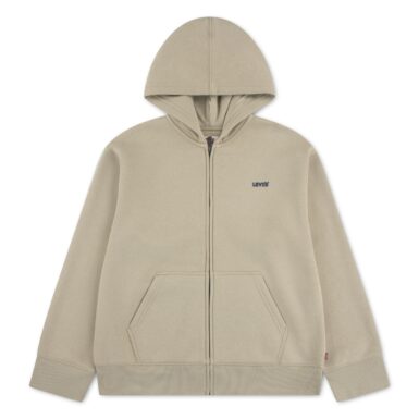 LEVI'S HOODIE MET RITS - BEIGE