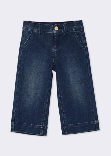 LIU JO JEANSBROEK DENIM STRAIGHT DARK BLUE