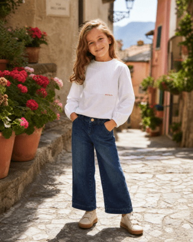 MARNI T-SHIRT-HEMD MET PLISSE DESIGN WHITE