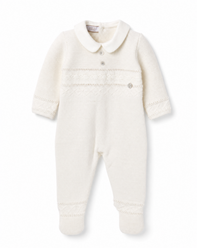 PAZ RODRIGUEZ DOOPKRUIPPAKJE TRICOT OFF WHITE