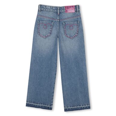 BILLIEBLUSH JEANS MET KLEURRIJKE STEENTJES BLAUW