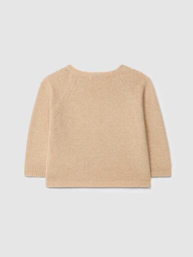 LARANJINHA GEBREIDE TRUI MET PRINT CAMEL
