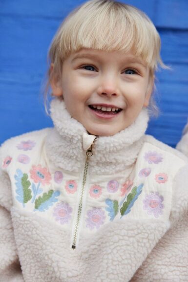 LOUISE MISHA COAT ROSETTA CREAM