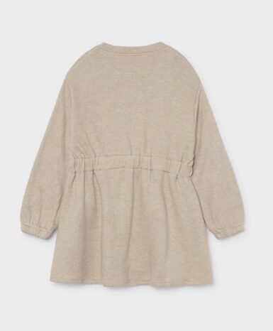 MAYORAL GLITTERKLEEDJE MET STRIKDETAIL BEIGE