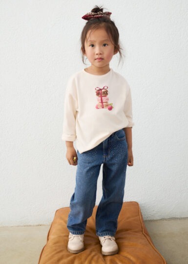 MAYORAL JEANSBROEK MET GLITTERS BLUE