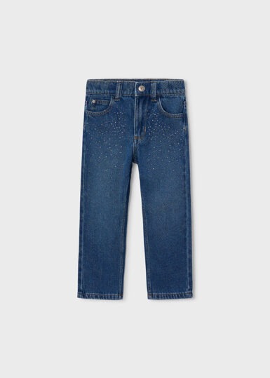 MAYORAL JEANSBROEK MET GLITTERS BLUE
