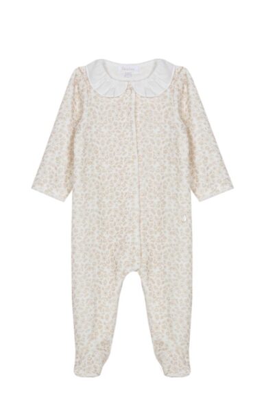 PATACHOU KRUIPPAKJE MET BLOEMENPRINT BEIGE