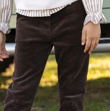 TARTINE ET CHOCOLAT BROEK CORDUROY BROWN