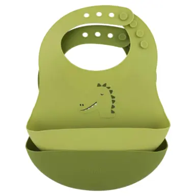 TRIXIE SILICONEN SLAB 2-PACK MR DINO - GROEN