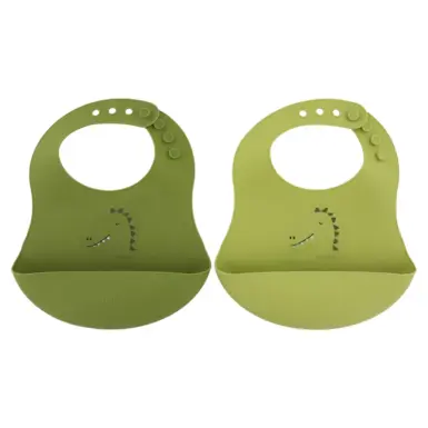 TRIXIE SILICONEN SLAB 2-PACK MR DINO - GROEN