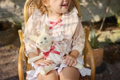 ELODIE SLAB MET LANGE MOUWEN CANDY STRIPES