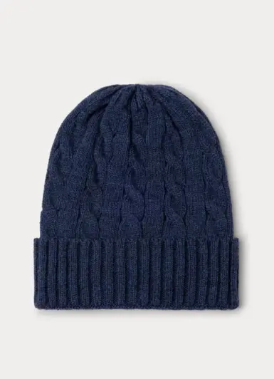 HACKETT SET GEBREIDE MUTS EN SJAAL NAVY