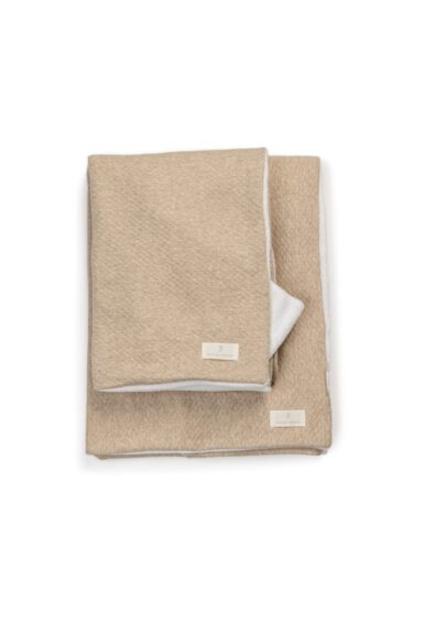 LIVING NATURE DEKEN DAVID LOSANGE/FLEECE CAMEL - BEIGE