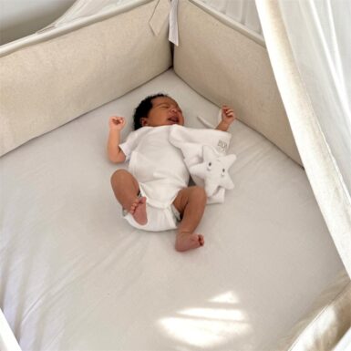 LIVING NATURE PARKLIGGER LINNEN COLLECTIE - BEIGE