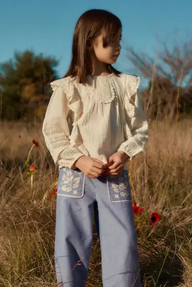LOUISE MISHA BLOUSE BELLA CREAM LOUISE MISHA BLOUSE BELLA CREAM