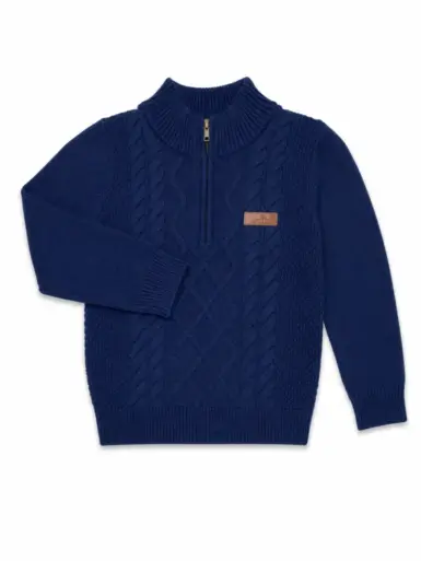 NATINI PULL ZIPPER THEO DARK BLUE