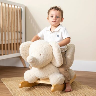 NATTOU SCHOMMELPAARD TEDDY OLIFANT ECRU