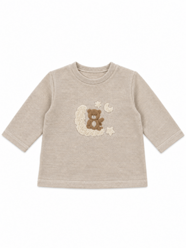 PATACHOU SETJE MET TEDDYBEERAPPLICATIE BEIGE