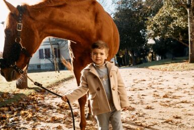 PATACHOU TRUI MET PAARD BLUE