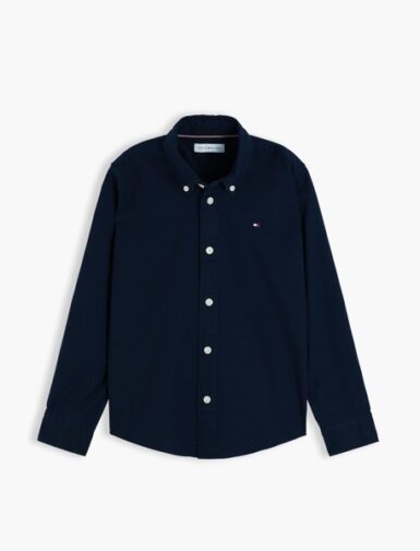 TOMMY HILFIGER HEMD OXFORD DARK BLUE