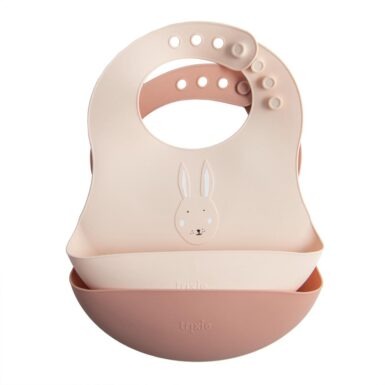 TRIXIE SILICONEN SLAB 2-PACK MRS RABBIT - ROZE