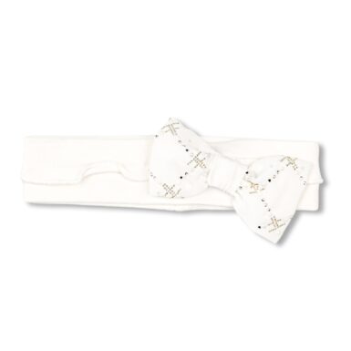FIRST HAARBAND STRIK + STRASS SIGNATURE OFF WHITE