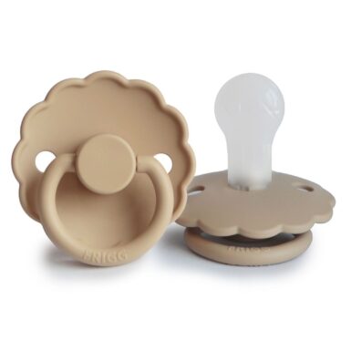 FRIGG DAISY FOPSPEEN SILICONE 0-6 MAAND CROISSANT - CROISSANT