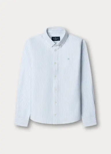 HACKETT HEMD STRIPES LIGHT BLUE