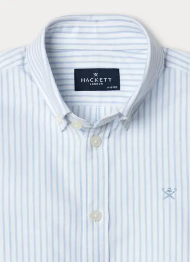 HACKETT HEMD STRIPES LIGHT BLUE