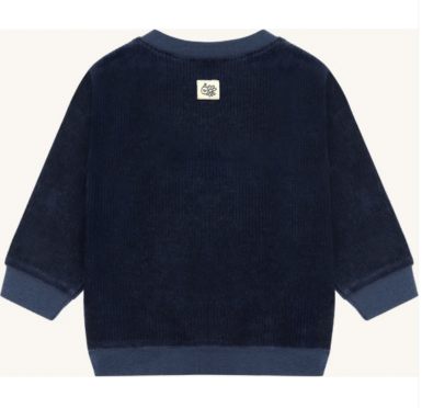 HUST & CLAIRE TRUI VELOURS DARK BLUE