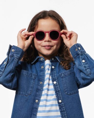IZIPIZI ZONNEBRIL KIDS 5/7 JAAR CRANBERRY