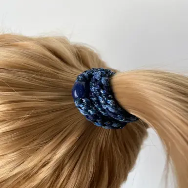 KKNEKKI HAARBAND MIX BLUE MEDLEY GLITTER