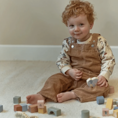 LITTLE DUTCH SAFARI FRIENDS HOUTEN BOUWBLOKKEN - GROEN