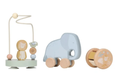 LITTLE DUTCH SAFARI FRIENDS HOUTEN GIFTSET
