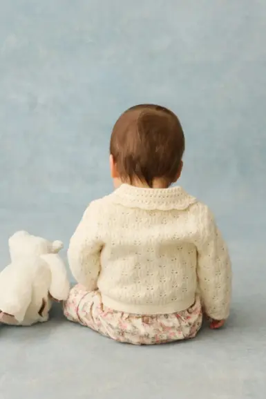 LOUISE MISHA GEBREIDE GILET NOUCHKANA CREAM LOUISE MISHA GEBREIDE GILET NOUCHKANA CREAM
