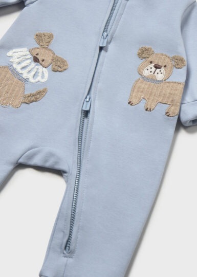 MAYORAL GEBORDUURD KRUIPPAKJE LIGHT BLUE