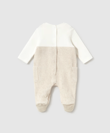 MAYORAL KRUIPPAKJE CORDUROY BEIGE OFF WHITE